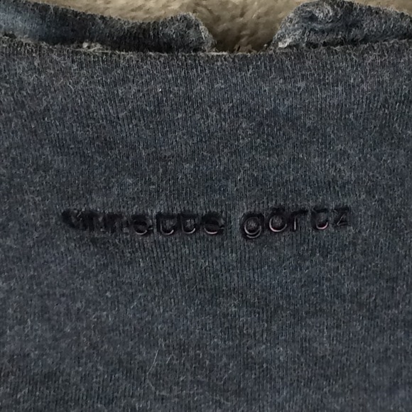 Annette Gortz Tank Top Womens Medium DYED Blue Casual Sports Workout Shirt - Picture 3 of 12